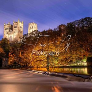 Durham Cathedral at night