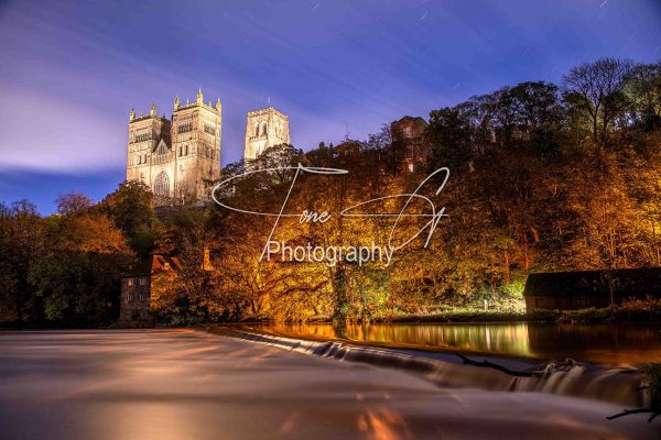 Durham Cathedral at night