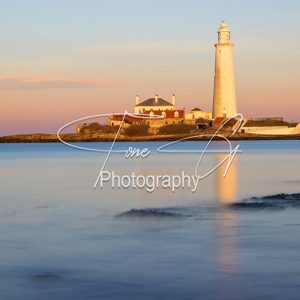 Sunset St' Mary's lighthouse