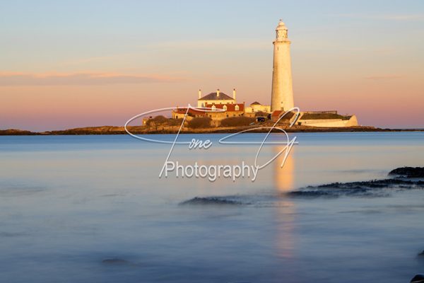 Sunset St' Mary's lighthouse